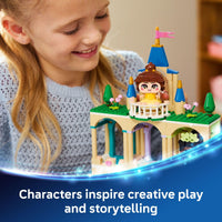 Thumbnail for LEGO Disney Princess Mini Belle & Tiana with Castle Building Toy - Princess Toy Figures & Playset for Girls & Boys, Ages 5+ - Gift for Birthday - 43291
