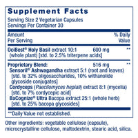 Thumbnail for Life Extension Adrenal Energy Formula, Help inhibit The Effects of Stress, holy Basil, cordyceps, bacopa and ashwagandha, Gluten Free, Non-GMO, Vegetarian, 60 Capsules