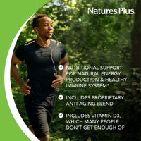 Thumbnail for NaturesPlus Source of Life Green & Red Multivitamin - 90 Tablets - with Concentrated Whole Foods - Vegetarian, Gluten Free - 30 Servings