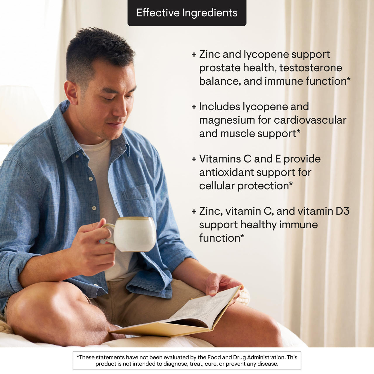 THORNE - Men's Multi 50+ - Comprehensive Daily Multi with Vitamins A, B6, B12, C, D, E, Zinc & More - Support Heart, Brain, Prostate, Muscle & Immune Health* - Third-Party Certified - 180 Capsules