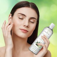Thumbnail for KinRose Care, 12oz Organic Aloe Vera Gel for Face, Skin, Hair & Sunburn Relief - From 100 Percent Pure Aloe Vera - Cold Pressed, Vegan, Unscented - Made in USA.