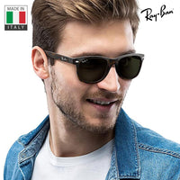 Thumbnail for Ray-Ban RB2132 NEW WAYFARER CLASSIC POLARIZED Square Shaped Sunglasses for Men & Women – Includes Official Rayban Eyewear Kit – Ideal Formal & Casual Wear Sunglasses – Blue/Green Lens