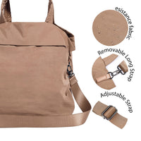 Thumbnail for ODODOS 19L Multi Hobo Bags 2.0 with 2 Straps for Women, Totes Handbags, Crossbody Shoulder Bags, Rose Dawn