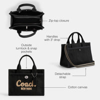 Thumbnail for COACH Cargo Tote Bag 20 Black One Size