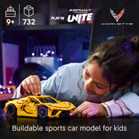 Thumbnail for LEGO Technic Chevrolet Corvette Stingray Toy Car - Building Toy Set for Kids, Boys and Girls, Ages 9+ - Model Car Kit for Display - Gift Idea for Birthday - 42205