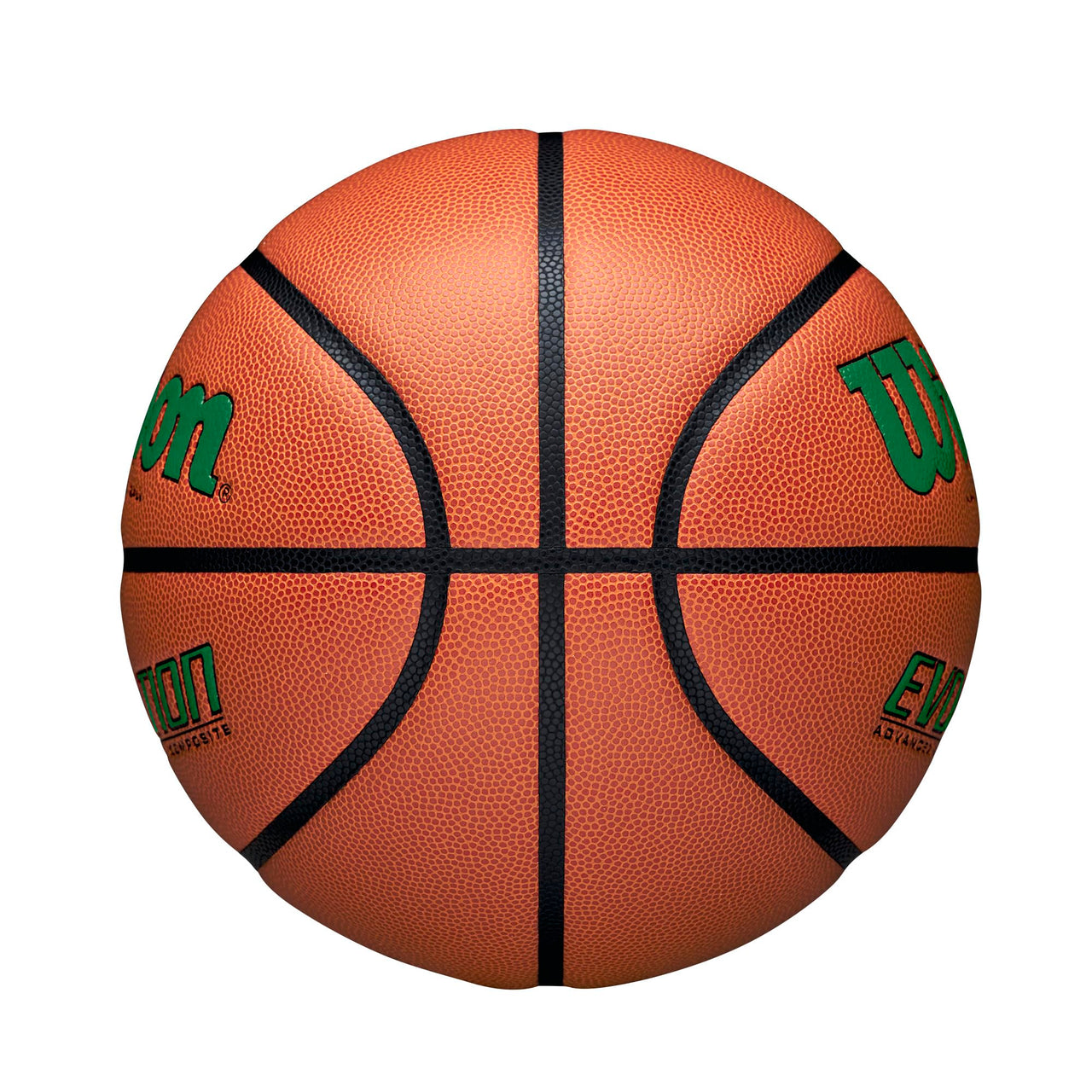 WILSON Evolution Indoor Game Basketball, Green, Size 6-28.5"