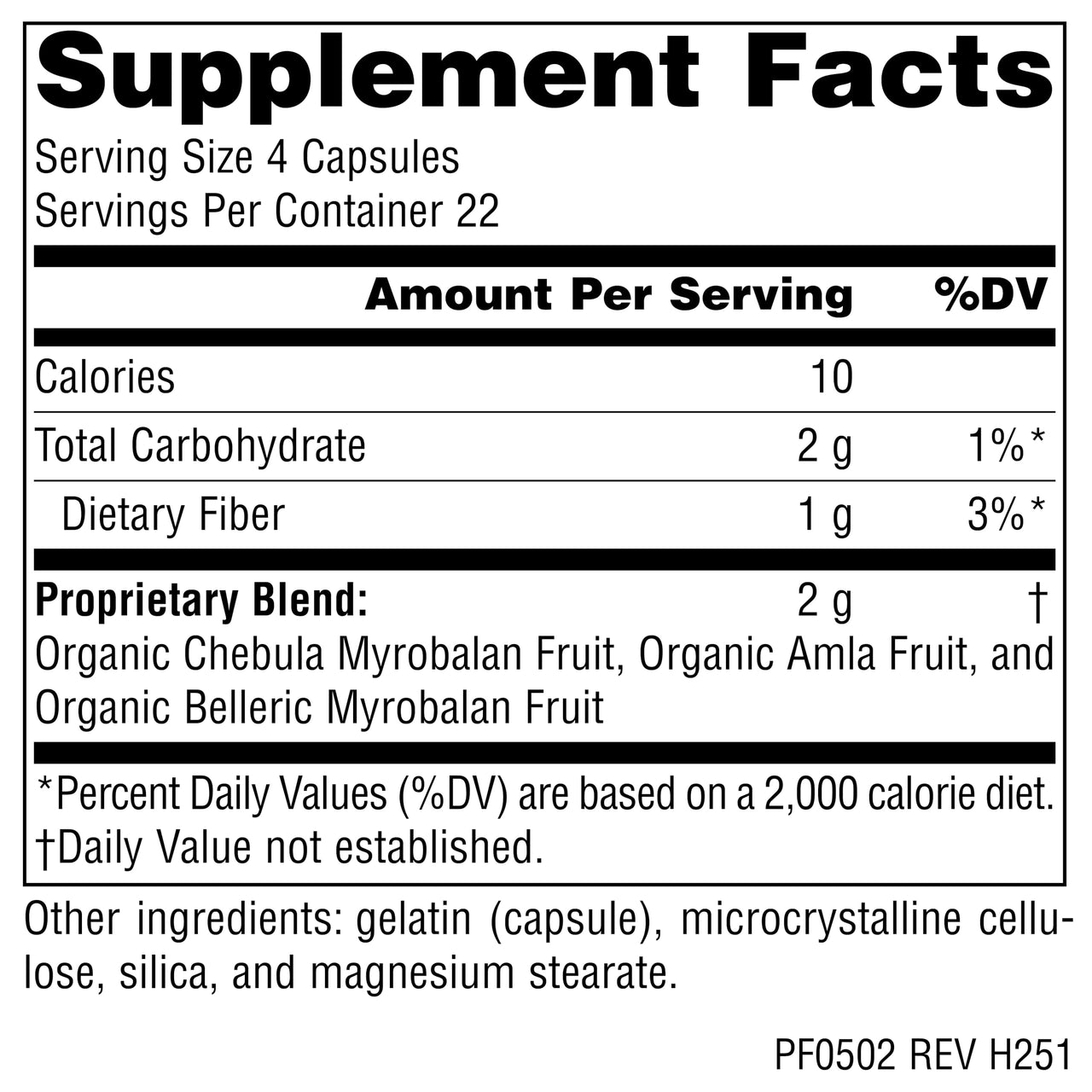 Planetary Herbals Triphala -- 500 mg