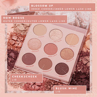 Thumbnail for ColourPop Blush Crush Eyeshadow Palette - Brown, Gold & Pink Shadow Palette with Metallic and Matte Finishes - High-Pigment Eye Makeup with a Long-Wearing Formula (0.3 oz)