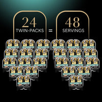 Thumbnail for Sheba Perfect Portions Wet Cat Food Cuts in Gravy, Cat Food Wet Recipe, Sustainable Tuna Entree, 2.6 oz. Twin-Pack Trays (24 Count, 48 Servings)