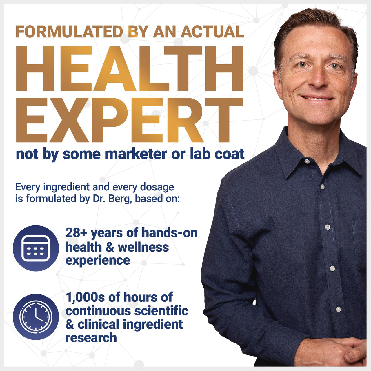 Dr. Berg Maximum Strength 4-in-1 Chelated Magnesium Glycinate with Clean, Potent & Pure Ingredients | 4X Lab-Tested & Verified | USA Formulated Magnesium Supplement Capsules | 90 Capsules