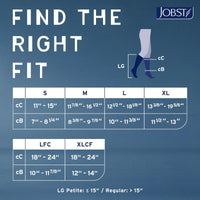 Thumbnail for Jobst Relief Compression Stocking Knee High Beige Large 1 Ct
