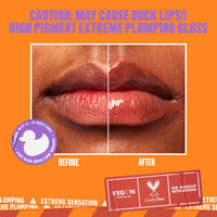 Thumbnail for NYX PROFESSIONAL MAKEUP Duck Plump High Pigment Plumping Lip Gloss with Spicy Ginger, Vegan Lip Makeup - Cherry Spice (Transparent Red)