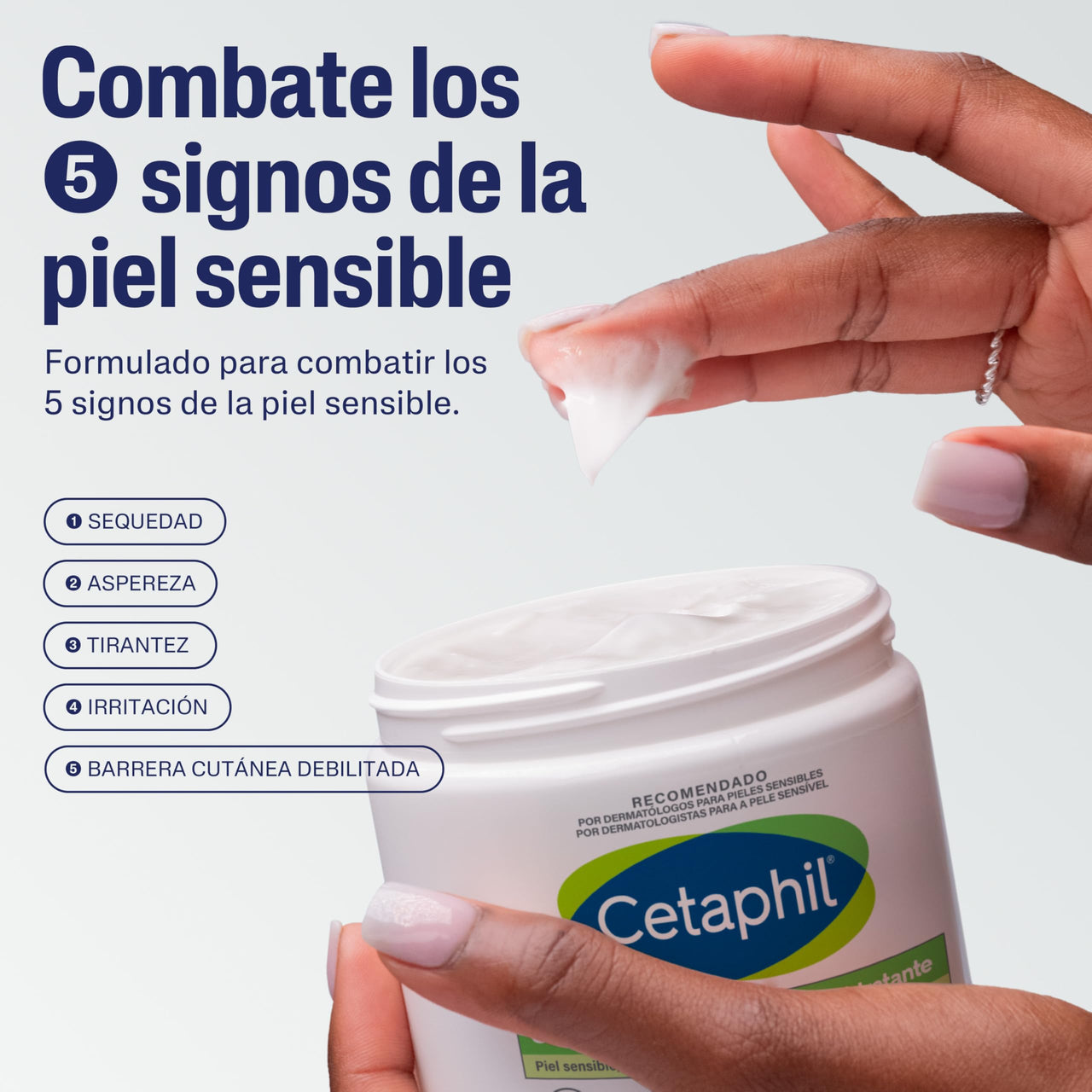 Cetaphil Face & Body Moisturizer, Hydrating Moisturizing Cream for Dry to Very Dry, Sensitive Skin, NEW 16 oz, Fragrance Free, Non-Comedogenic, Non-Greasy