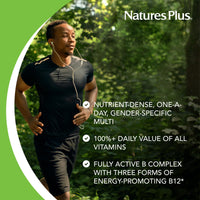 Thumbnail for NaturesPlus His Journey - 30 Tablets - Men’s Multivitamin - 100% DV of All Vitamins - Supports Overall Wellness, Energy, Immunity & Brain Health - 30 Servings