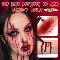 Thumbnail for Fake Blood Spray for Halloween, 2 fl oz Washable Fake Blood Makeup, Realistic Fake Blood, Fake Blood for Face&Skin, Perfect for Costume, Vampire, Clown & Sfx & Cosplay & Zombie Make Up, 1PC