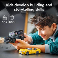 Thumbnail for LEGO Speed Champions Mercedes-AMG G 63 & SL 63 Building Toys - Kids Pretend Play Toy Cars for Boys & Girls, Ages 10+ Years - Gifts for Christmas - 76924