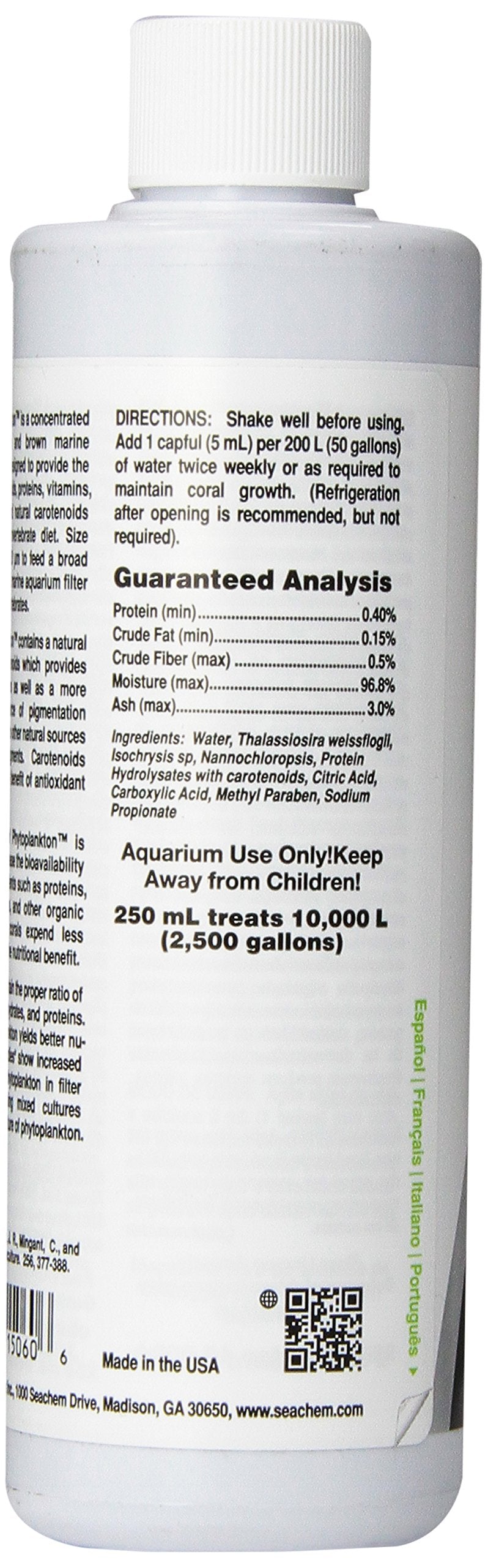 Reef Phytoplankton, 250 mL / 8.5 fl. oz.