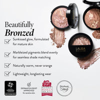 Thumbnail for LAURA GELLER NEW YORK Baked Bronze-N-Brighten Bronzer Powder - Fair - Natural Bronze Glow