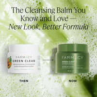 Thumbnail for Farmacy Makeup Remover Cleansing Balm - Green Clean Waterproof Makeup Remover Balm + Oil Cleanser for Face - Gently Melts Make Up + SPF - Hydrates + Softens Skin with Super Greens + Papaya (200ml)