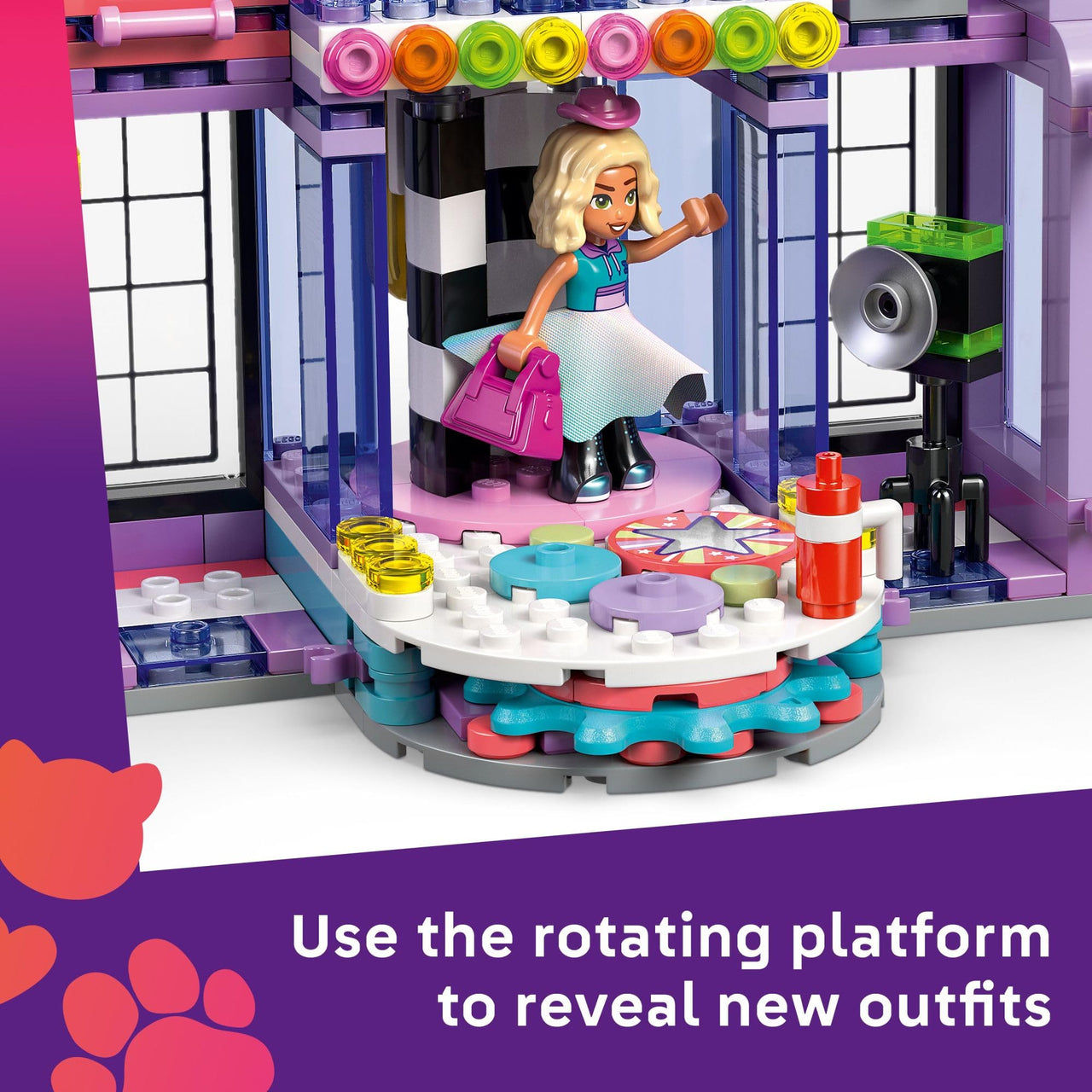 LEGO Friends Heartlake City Fashion Show Building Toy for Girls & Boys - Pretend Play Set for Kids, Ages 7+ - W/Paisley, Liann & Nova Minidolls & Accessories - Gift Idea for Birthdays - 42685