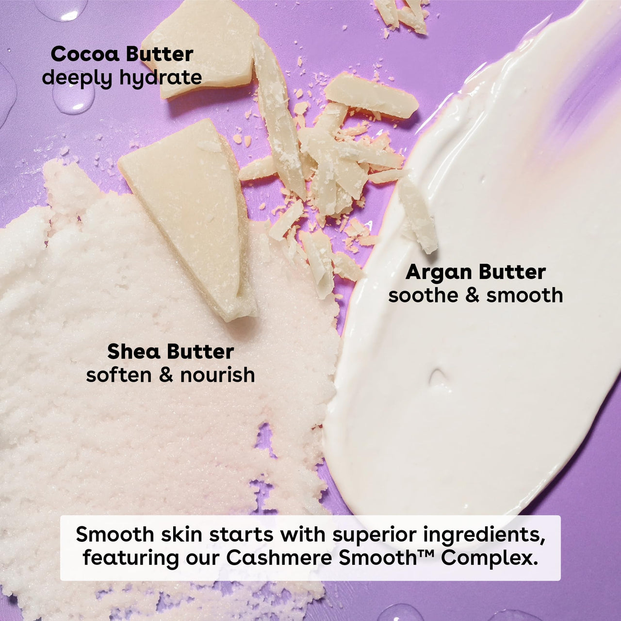 eos Cashmere Lip Butter - Vanilla Cashmere, Plumping Peptides, Smoothing, eos Lip Butter, Shea Butter, Lip Mask, Lip Moisturizer, Soft Lips, 0.35 fl oz