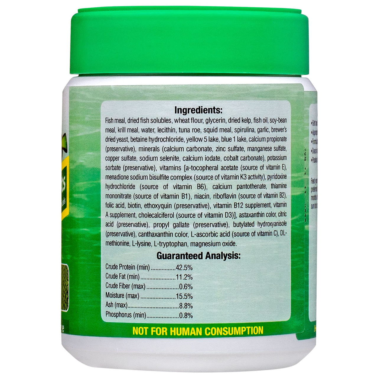 Ocean Nutrition Formula Two Pellets - Fish Food for Herbivorous & Omnivorous Marine Tropical Fish, High Protein(40%) - 7 oz (200 g) Medium Pellets