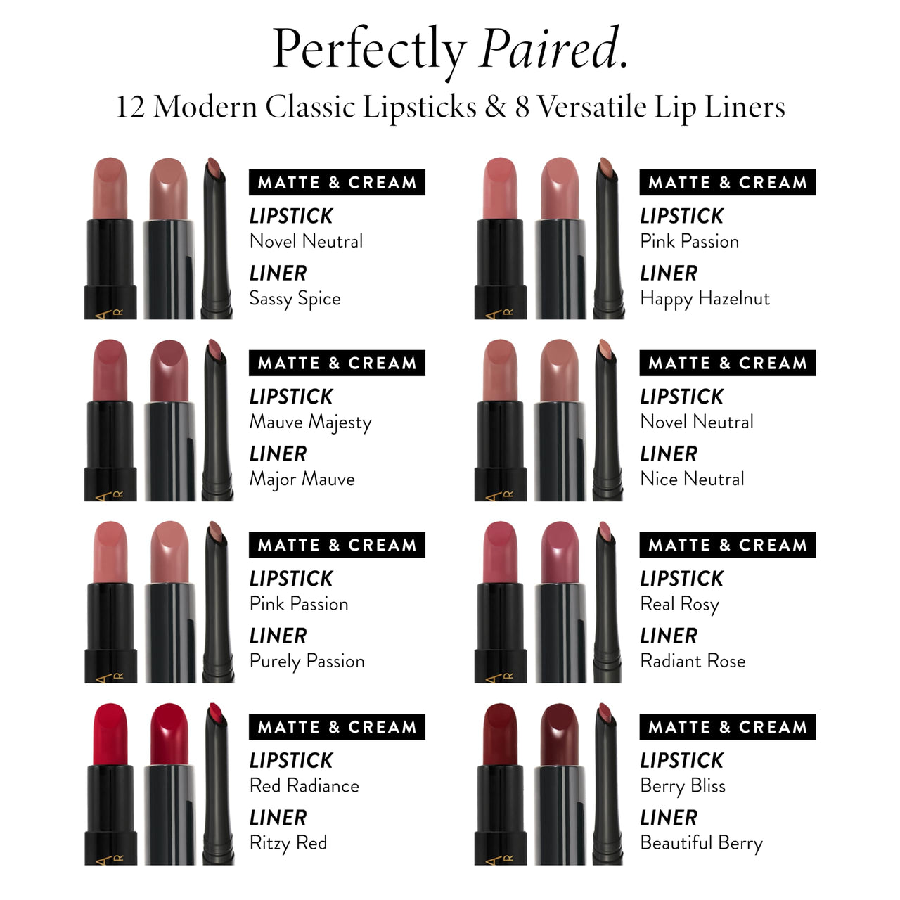 LAURA GELLER NEW YORK Modern Classic Matte Lipstick - Novel Neutral - Ultra-Rich Color - Luxurious and Lightweight - Matte Finish