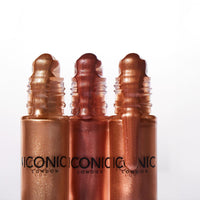 Thumbnail for ICONIC LONDON Rollaway Glow | Liquid Highlighter for a Radiant Glow, Cruelty-Free, Vegan Makeup (Peach Paradise) 0.27 Fl oz