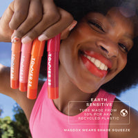 Thumbnail for Tower 28 JuiceBalm Tinted Lip Balm - Hydrating Lip Color with Shea Butter and Marula Oil - Clean, Cruelty Free, and Vegan Lip Care - Squeeze: A Juicy Coral, 0.09 Fl Oz / 2.7 mL