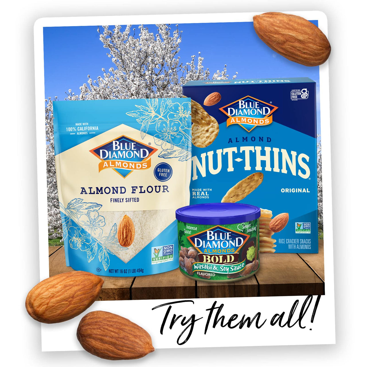 Blue Diamond Almonds Low Sodium Lightly Salted Snack Nuts, 40 Oz Resealable Bag (Pack of 2)