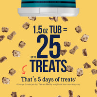 Thumbnail for Stewart 100% Chicken Liver Dog Treats, 1.5 oz Tub, ~25 Pieces, Freeze Dried Raw, Single Ingredient, 60% Protein Training Treats or Meal Topper, Grain Free, Gluten Free