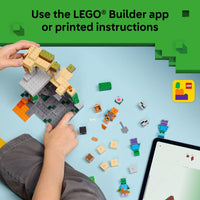 Thumbnail for LEGO Minecraft Zombie Dungeon Building & Pretend Play Toy for Boys & Girls - Video Game Playset & Toy Figures for Kids, Ages 8+ - W/Wandering Wastelands Minifigure - Gift Idea for Birthdays - 21587