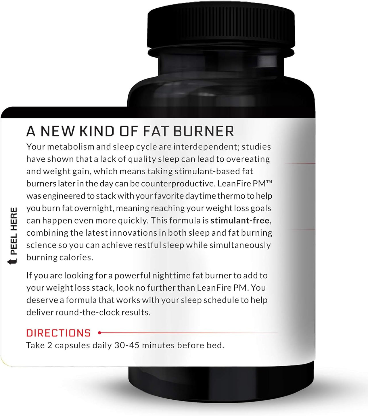 Force Factor LeanFire PM Capsules For Fat Burner & Overnight Weight Loss