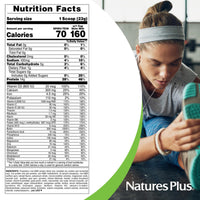 Thumbnail for NaturesPlus SPIRU-TEIN Simply Natural, Original Vanilla - 1.63 lb - Unsweetened Plant-Based Protein Shake - 32 Servings