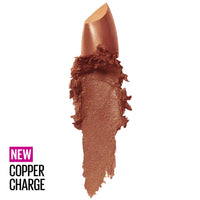 Thumbnail for Maybelline Color Sensational Lipstick, Lip Makeup, Cream Finish, Hydrating Lipstick, Nude, Pink, Red, Plum Lip Color, Copper Charge, 0.15 oz; (Packaging May Vary)