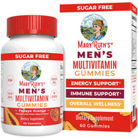 Thumbnail for MaryRuth's Multivitamin Gummies for Men | Vitamin A, C, D, E, B6, B12, Biotin, Zinc | Energy Metabolism | Immunity | Bone Health | Cellular Health | Vegan | Non-GMO | Gluten & Sugar Free | 60 Count