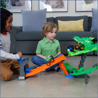 Thumbnail for Hot Wheels Monster Trucks Sharks vs. Dinos Dragon Destruction Playset