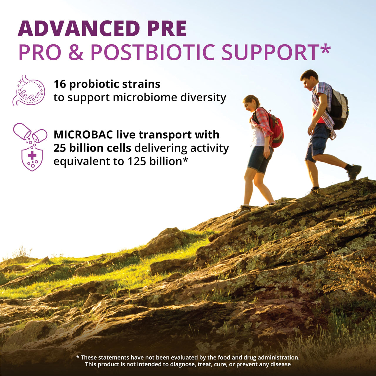 MRM Nutrition Extra Strength Probiotics - Supports Intestinal, GI, & Immune Health for Women & Men, Prebiotic, Probiotic, & Postbiotic Supplement, 25 Billion Cells & 16 Strains, Vegan - 30 Servings