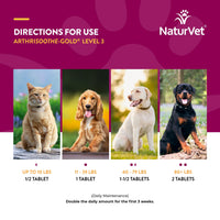 Thumbnail for NaturVet Time Release ArthriSoothe Gold Tablets, 90 Pills