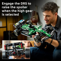 Thumbnail for LEGO Technic Aston Martin Aramco AMR25 F1 Car - Building Set for Adults, Ages 18+ - Model Car Kit with Detailed Features - Bedroom or Desk Decor - Gift for Men & Women - 42240