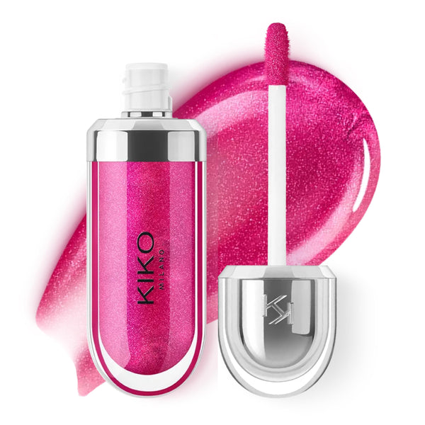 Kiko Milano 3D Hydra Lip Gloss – High Shine, Hydrating, Plumping, Non-Sticky, Moisturizing Lip Makeup – 23 Magenta – 6.5ml