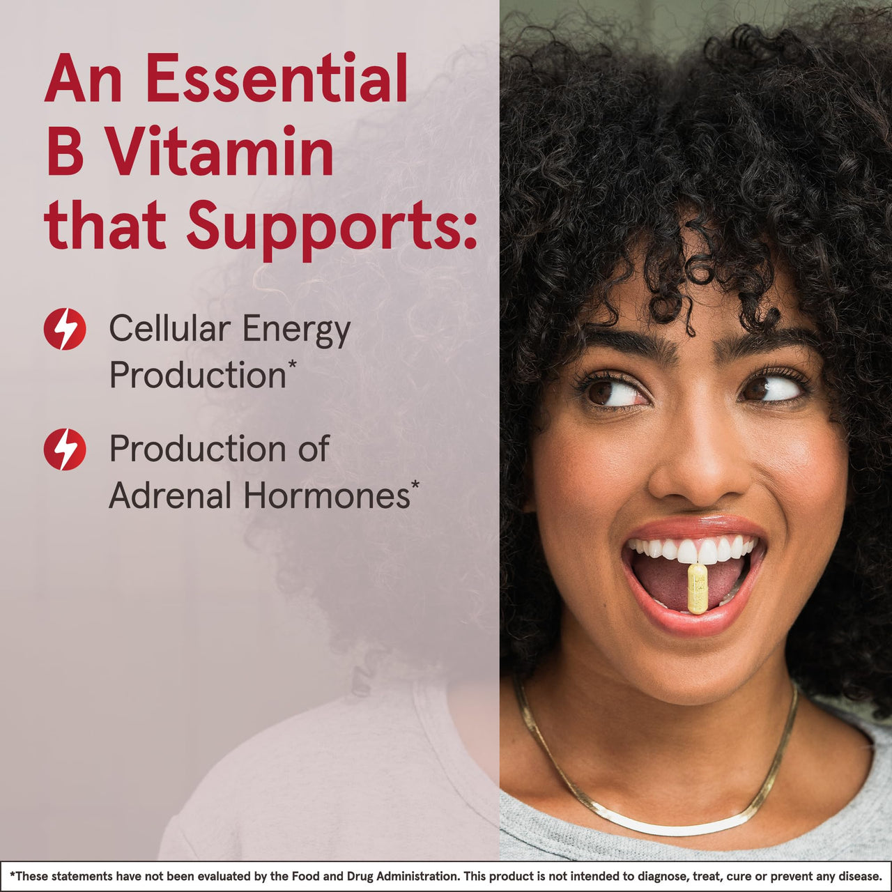Jarrow Formulas Pantothenic Acid B5 500 mg, Dietary Supplement, Vitamin B5 for Adrenal Hormone Support and Cellular Energy Metabolism, 100 Veggie Capsules, 100 Day Supply