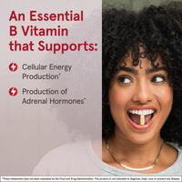 Thumbnail for Jarrow Formulas Pantothenic Acid B5 500 mg, Dietary Supplement, Vitamin B5 for Adrenal Hormone Support and Cellular Energy Metabolism, 100 Veggie Capsules, 100 Day Supply