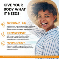 Thumbnail for Vitamin D3 K2 - Vitamin D3 10000 iu & K2 as MK-7 120 mcg - Immune & Mood Support, for Bone & Teeth Health - with Magnesium, Zinc & Vitamin C & B12 - Highly Bioavailable - Made in USA, 120 Capsules