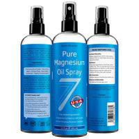 Thumbnail for Seven Minerals Pure Magnesium Oil Spray, Big 12oz, USP Grade, Extra Strength, for Feet, Sleep, Muscle Pain & Cramps - Mined in The USA