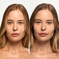 Thumbnail for Summer Fridays Sheer Skin Tint - Tinted Moisturizer with Hyaluronic Acid - Helps Diminish Uneven Skin Tone - Sheer to Light Coverage - Shade 4.5 - Medium with Cool Peach Undertones (1 Fl Oz)