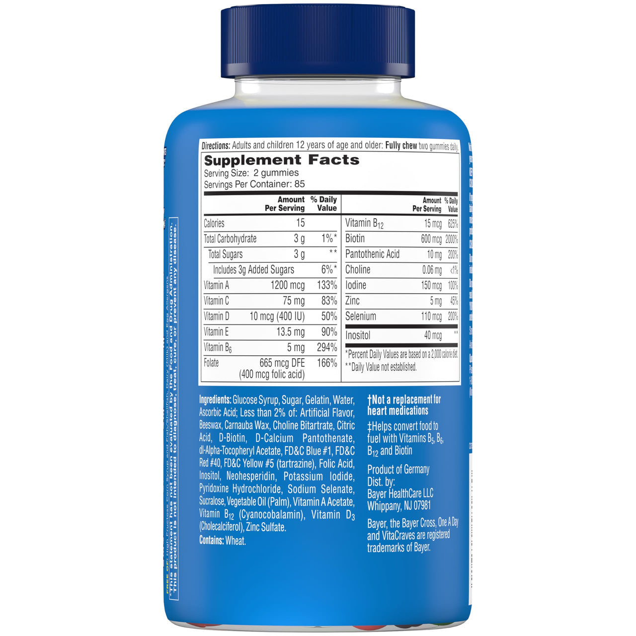 One A Day Men’s Multivitamin Gummies, Multivitamin for Men with Vitamin A, C, D, E, Calcium & More To Support Healthy Muscle Function, Gummies, 170 Count