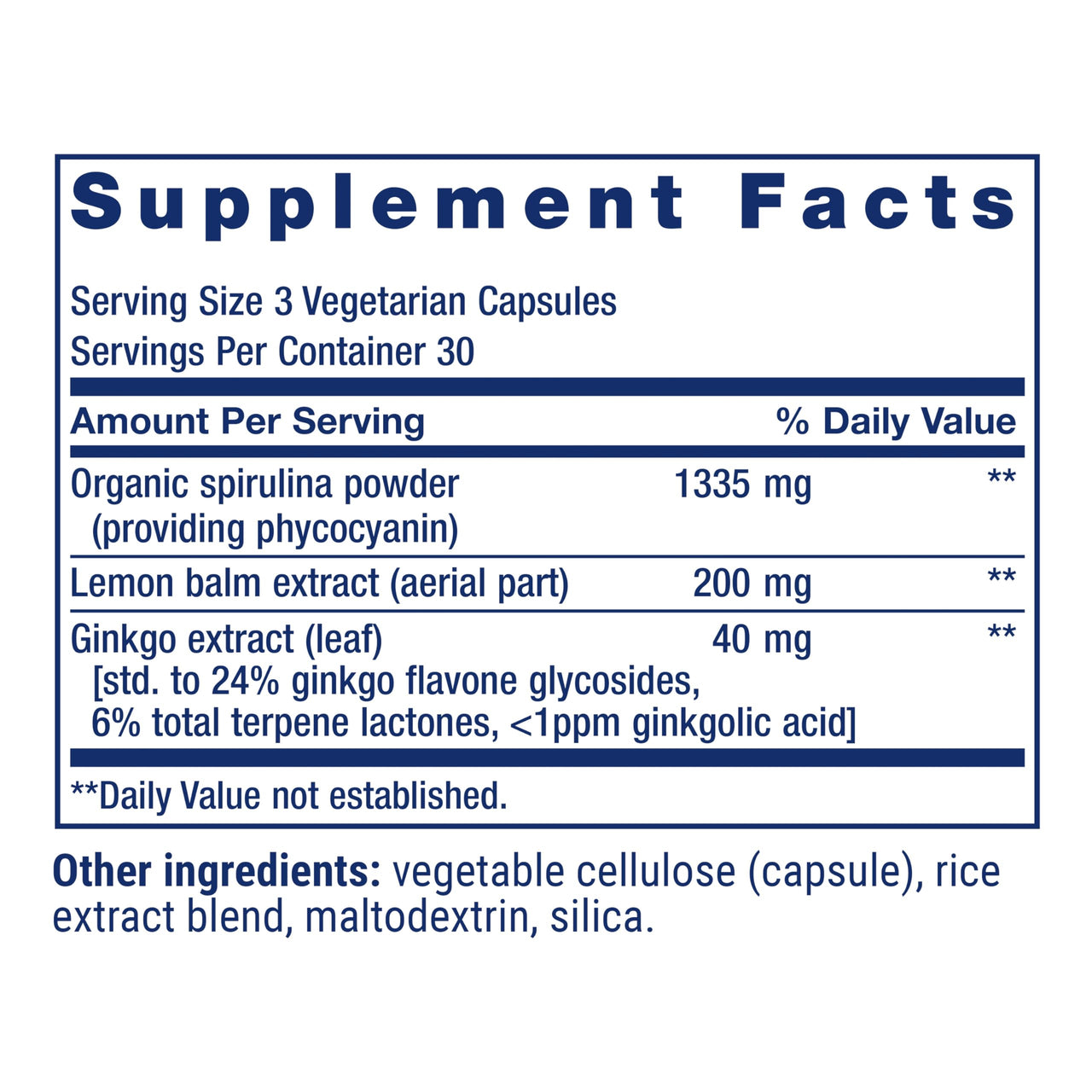 Life Extension X-R Shield, spirulina, Lemon Balm, Ginkgo biloba, Supports Cellular Integrity & DNA Health, Encourages Healthy Immune Response, Gluten-Free, Non-GMO, Vegetarian, 90 Capsules