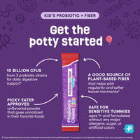 Thumbnail for Physician's Choice Kids Probiotic + Prebiotic Fiber Packets (Ages 1+) - Supports Regularity, Occasional Constipation & A Healthy Digestive System - No Allergens or Preservatives - Unflavored - 24 Pack