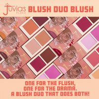 Thumbnail for Juvia's Place Blushed Duo Blush Volume6 - Radiant Shimmer Makeup Two Tone Pigmented Buildable Pressed Mineral Powder - Rosy Natural Cheeks Face Glow Highlight Matte Fresh Finish for All Skin Color
